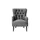 Max Winzer Sessel Brandon Samt 71 x 97 x 0 cm Schwarz