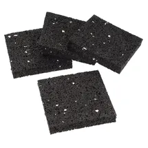 conmetall - celle Dämmunterlage 10x10x1,5cm schwarz