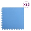Bodenmatten 12 Stk. 4,32 m2 EVA-Schaumstoff Blau