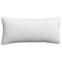schlafgut Woven Fade Kissenbezug Gestreift Weiß/Sand Light 40 x 80 cm