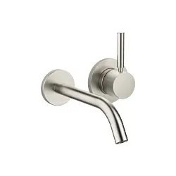 Dornbracht Meta Wand-Wascharmatur 36860660-06 für Wand-Einhebelmischer, ohne Ablaufgarnitur, Ausladung 190 mm, platin matt