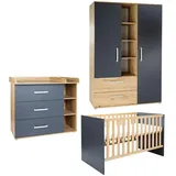 Arthur Berndt Babyzimmer 3er-Set Alessio ¦ mehrfarbig ¦ Maße (cm): B: 388 H: 372