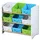 KESPER Kinderregal Aufbewahrungsregal 90 x 30 x 90 cm Holz weiß-grün-blau