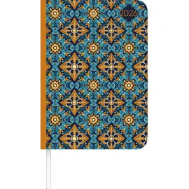 Neumann Lady Journal Oriental Pattern 2026 - Taschenkalender A6 (10,7x15,2 cm) - Weekly - 192 Seiten - Notiz-Buch - Termin-Planer - Alpha Edition