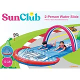 SunClub Kinder Wasser Rutsche Set für 2 Personen 488x165x95cm Wasserbahn