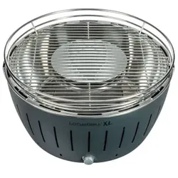 LotusGrill G435 Holzkohlegrill XL rauchfrei, anthrazitgrau
