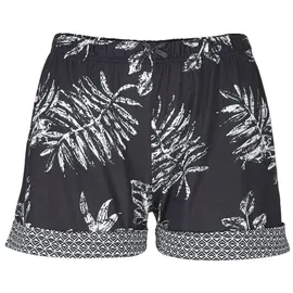 LASCANA Damen Shorty schwarz-gemustert Gr.36/38