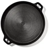Klarstein Canadienne runde Grillpfanne geriffelt 35 cm