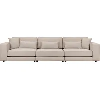 OTTO products Big-Sofa »Grenette«, Modulsofa, im Baumwoll-/Leinenmix oder aus recycelten Stoffen beige