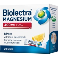 Hermes Arzneimittel Biolectra Magnesium 400 mg ultra Direct Zitrone Pellets 20 St.