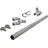 Karibu Dachrinnenpaket für Flachdachhäuser PVC bis 555 cm