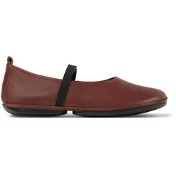 Camper für Damen. K201643-012 Rechts Nina Rote Lederballerinas (40), Wohnung, Keine, Lässig, Nachhaltig