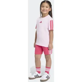 adidas LK 3S T-SET 160 Trainingsanzug Clear Pink/Power Pink 128