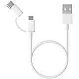 Xiaomi USB-C auf Micro USB Adapter 0,3 m Weiß