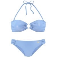 LASCANA Bandeau-Bikini Damen hellblau Gr.36 Cup A/B