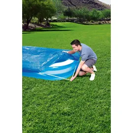 BESTWAY Poolabdeckung blau 262 x 175 cm