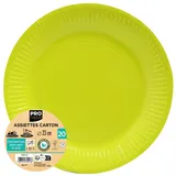 ProNappe Runde Pappteller 20 St. Ø 23 cm Kiwigrün