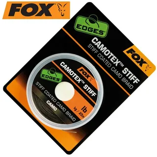 Fox Camotex Stiff Coated Camo Braid 20m - Vorfachmaterial, Tragkraft:20lbs/9.1kg