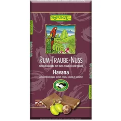 Vollmilchschokolade - Rum-Trauben-Nuss