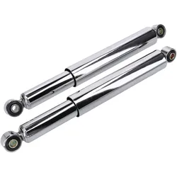 Stoßdämpfer Satz geschlossen Chrom - 350mm Mofa
