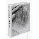 Esselte Präsentationsringbücher 4-Ringe weiß 5,1 cm DIN A4, 10 St.