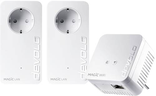 Devolo Magic 1 WiFi mini Multimedia Power Kit Powerline Network Kit 8729 DE Powerline 1200MBit/s