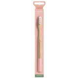 Niyok Bambus Zahnbürste Erwachsene Medium lachs/Rose 1 St.