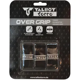 Talbot Torro Talbot-Torro Overgrip, 3er Blister, - schwarz,