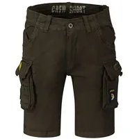 Alpha Industries Crew Patch Shorts - Blau,Gelb,Weiß,Grau - 31/31,31