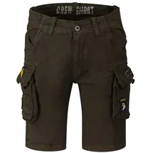 Alpha Industries Crew Patch Shorts - Blau,Gelb,Weiß,Grau - 31/31,31