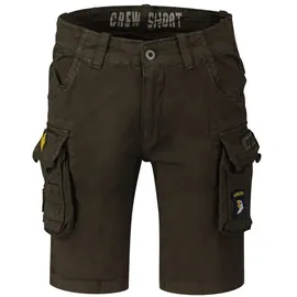 Alpha Industries Crew Patch Shorts - Blau,Gelb,Weiß,Grau - 31/31,31