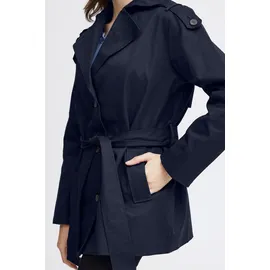 Fransa Wintermantel "Jacke FRNINA", Damen, Gr. M, blau (navy blazer), Obermaterial: 100% Baumwolle CO., Mäntel Wintermantel
