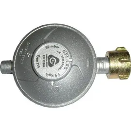 Camping Gasschlauch Druckminderer + Übergang 1/2"R x 1/4"lks Adapter für Gaskocher Grill