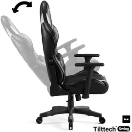 Diablo Chairs X-Ray Gaming-Stuhl schwarz/weiß Small
