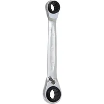 KS Tools 4 in 1 GEARplus umschaltbar Doppel-Ratschenringschlüssel 21x22x24x27 mm