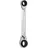 KS Tools 4 in 1 GEARplus umschaltbar Doppel-Ratschenringschlüssel 21x22x24x27 mm