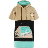 Wave Hawaii Regenponcho Ericeira Türkis M