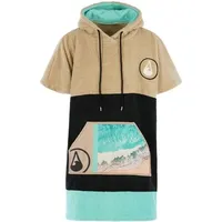 Wave Hawaii Regenponcho Ericeira Türkis M