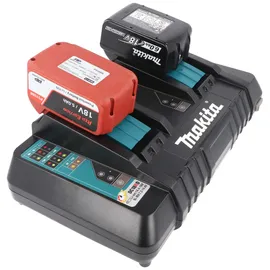 Makita Power Source Kit 18 V Li-Ion 2 x 6,0 Ah + DC18RD Ladegerät 199484-8