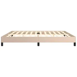 vidaXL Bettgestell 200 x 200 cm Braun