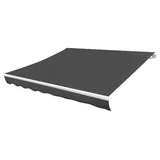 vidaXL Markisenbespannung 400 x 300 cm silber