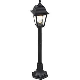 QAZQA Laterne Kunststoff 122 cm 1 Stück schwarz