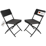 Lemodo Klappstuhl 2er Set 0 x 0 x 0 cm schwarz