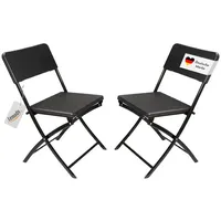 Lemodo Klappstuhl 2er Set 0 x 0 x 0 cm schwarz