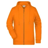James & Nicholson Ladies' Zip Hoody | orange, S