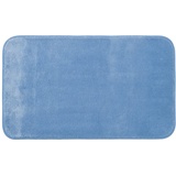 Gözze - Premium Rutschfester Badteppich, RIO, 100% Microfaser, 60 x 100 cm - Blau