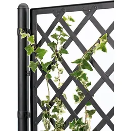Kreher XL Rankgitter mit Pflanzkasten 100 x 43 cm Anthrazit