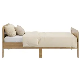 Homestyle4u Komfortbett 140 x 200 cm Braun