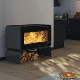 Lotus Living Base Kaminofen Ocean Dark, Rauchabgang hinten