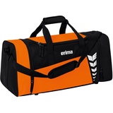 Erima Unisex Six Wings geräumige Sporttasche, orange/schwarz, M